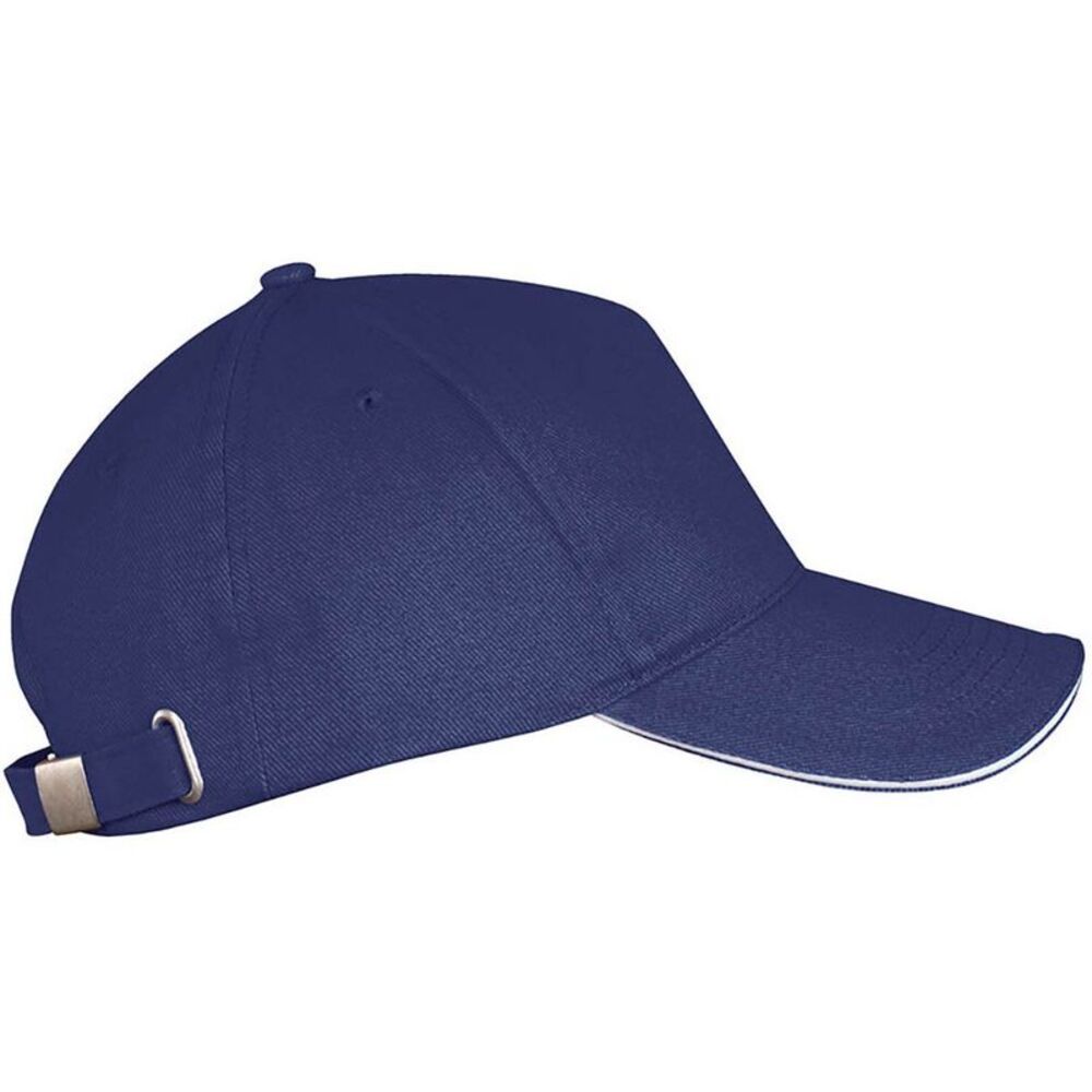 SOLS Unisex Long Beach Cap / French Navy/White